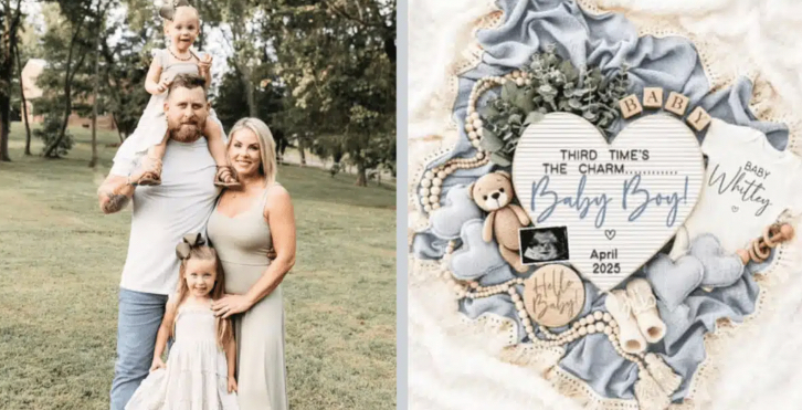 Keith Whitley and his wife Kristen reveal on October 15, 2024, that they are expecting a baby boy. (Photo: (Left) Courtesy of Kristen Whitley / (Right) Jesse Keith Whitley / Facebook)